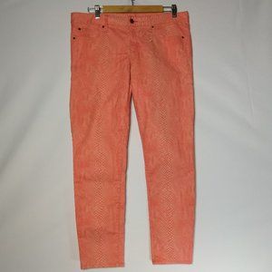 GAP Coral Snake Print Always Skinny Jeans Size 31